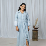 Skyline Pintuck South Cotton Dress