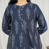 Space Ikat Hand Embroidered Top