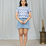 Nexus Ikat Crop Top