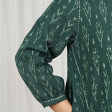 Mosaic Ikat Hand Embroidered Top