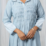Skyline Pintuck South Cotton Dress