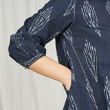 Space Ikat Hand Embroidered Top
