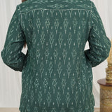 Mosaic Ikat Hand Embroidered Top