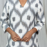 Cloud Weave Ikat Top