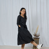 Graphite South Cotton Bead Work Kurta