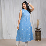 Lapis South Cotton Embroidery Kurta