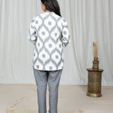 Cloud Weave Ikat Top