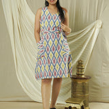 Moss Horizon Ikkat Tunic