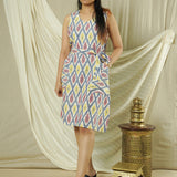 Moss Horizon Ikkat Tunic