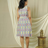 Moss Horizon Ikkat Tunic