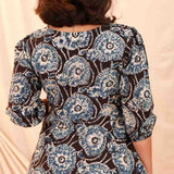 Flora Handblock Kalamkari Top