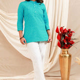 Pinstripe Ikat Top