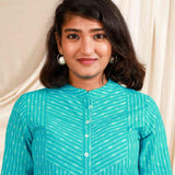 Pinstripe Ikat Top