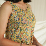 Sunlit Kalamkari Maxi Dress