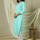 Cool Breeze South Cotton Embroidery Kurta