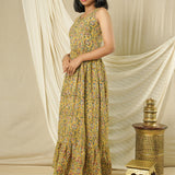 Sunlit Kalamkari Maxi Dress